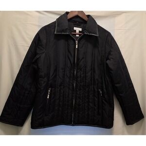 Charter Club Womens Quilted Puffer Down Filled Jacket Size Petite Small